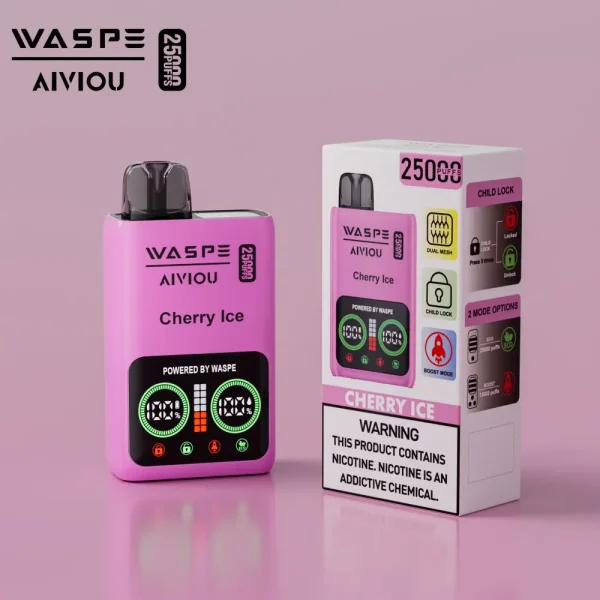 WASPE 25000 PUFFS Dual Mesh Box Disposable Vape Wholesale Price - Image 6