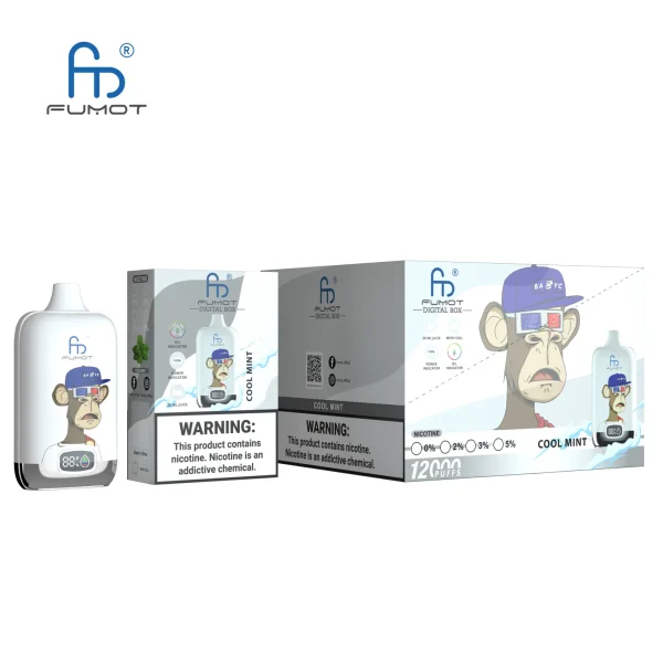 Fumot Digital Box 12000 Puffs Disposable Vape