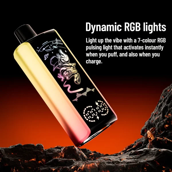 STAG BAR Pulse 35000 Puffs Disposable Vape Dynamic RGB lights