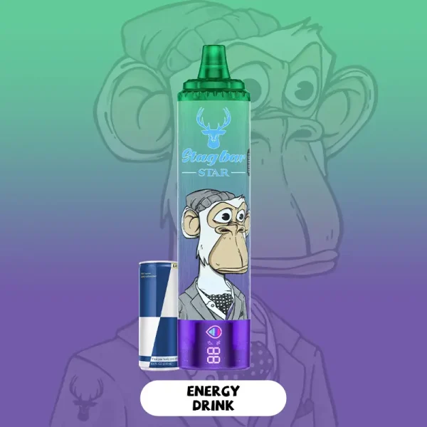 STAG BAR Star 15K Puffs Double Vape ENERGYDRINK