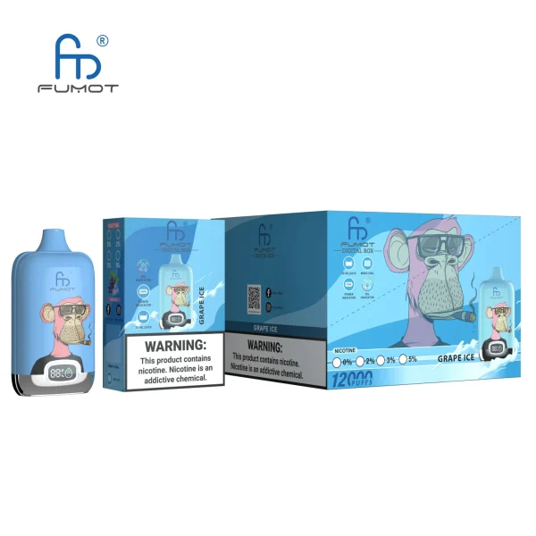 Fumot Digital Box 12000 Puffs Disposable Vape