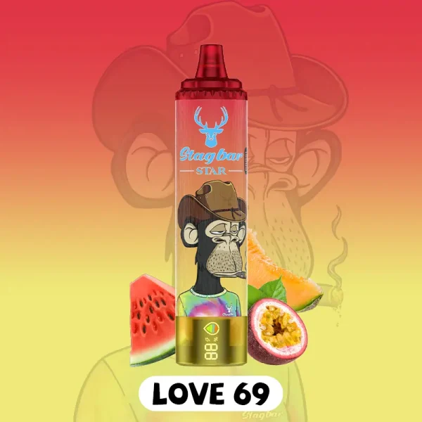 STAG BAR Star 15K Puffs Double Vape LOVE 69