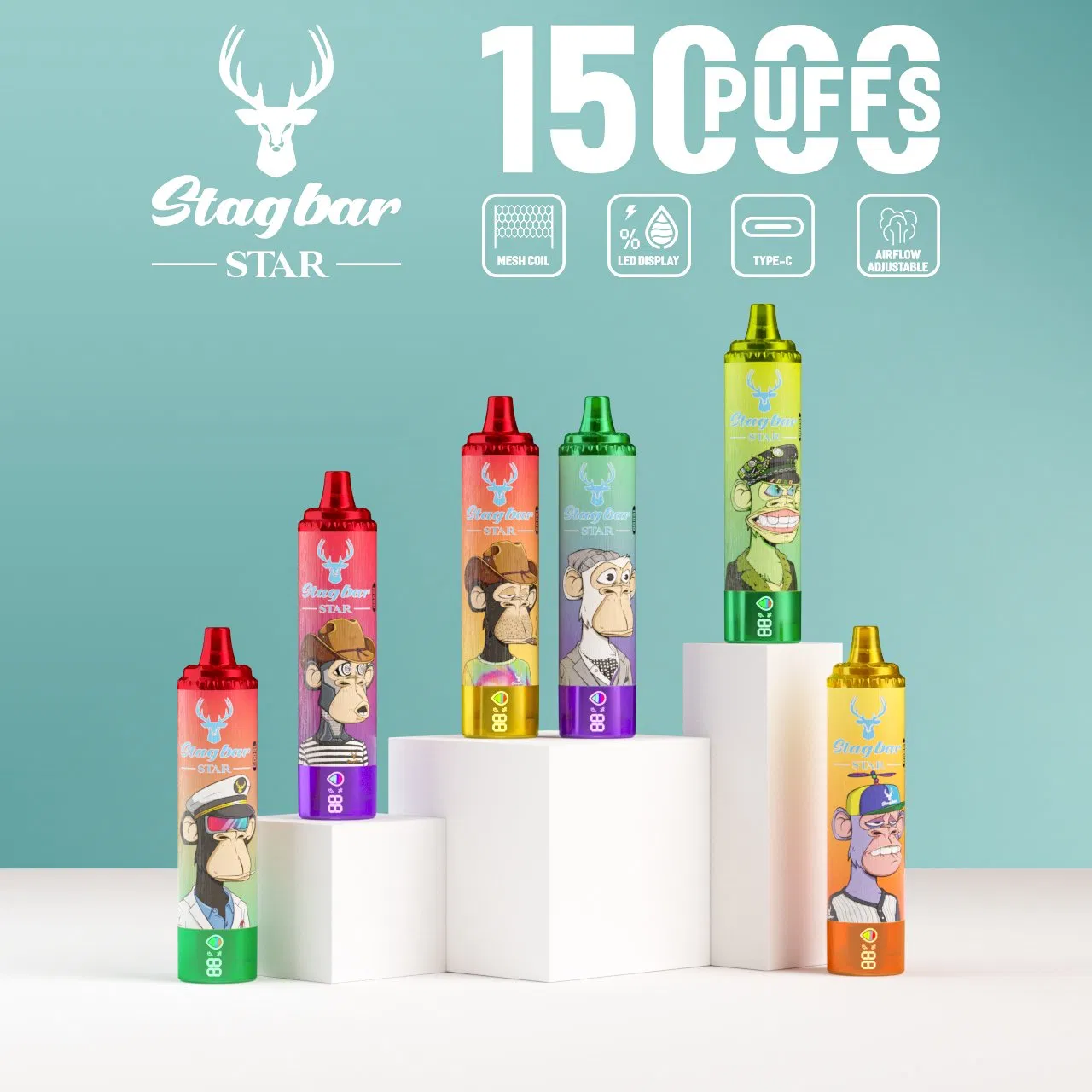 STAG BAR Star 15K Puffs Product Features