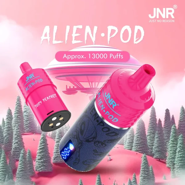 JNR Alien Pod 13000 Puffs Vape Product display (2)