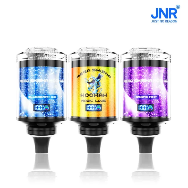 JNR Mega Shisha Hookah 100000 100K Puffs Vape Product display