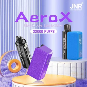 JNR AeroX 32000 puffs Refillable Vape Product display