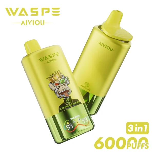 WASPE 3 in 1 60000 PUFFS Triple Flavor Disposable Vape
