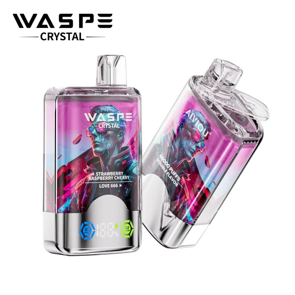 WASPE Crystal 40000 PUFFS Disposable Vape Double Flavor