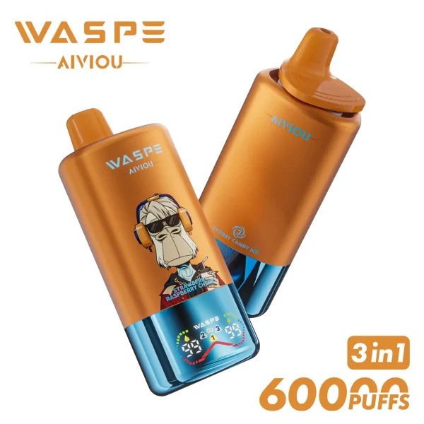 WASPE 3 in 1 60000 PUFFS Triple Flavor Disposable Vape