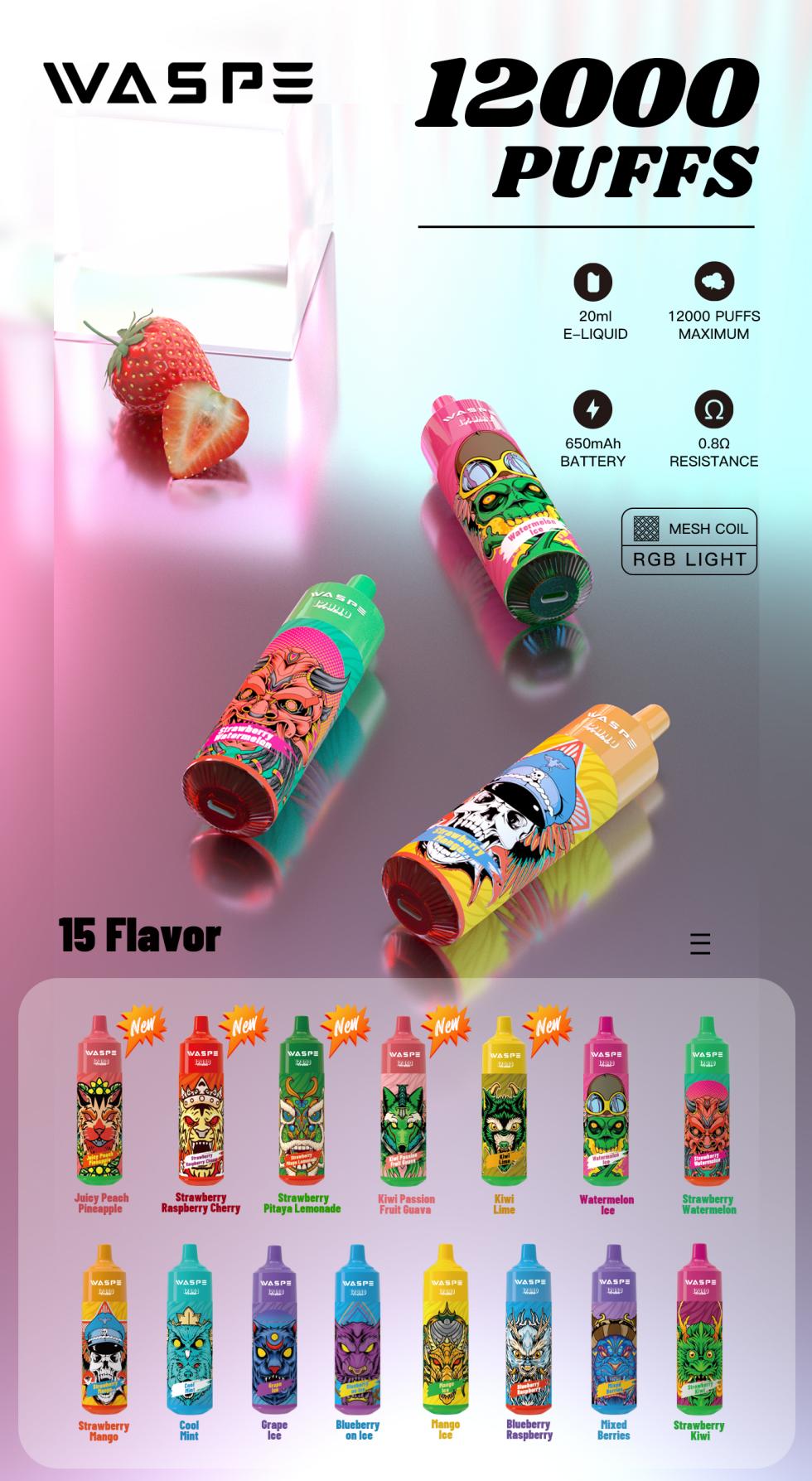 WASPE 12000 PUFFS Disposable Vape