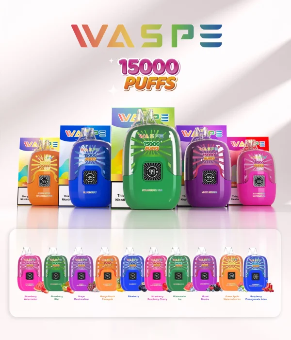 WASPE 15000 PUFFS Digital Box Disposable Vape