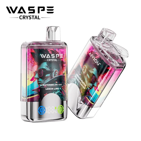WASPE Crystal 40000 PUFFS Disposable Vape Double Flavor