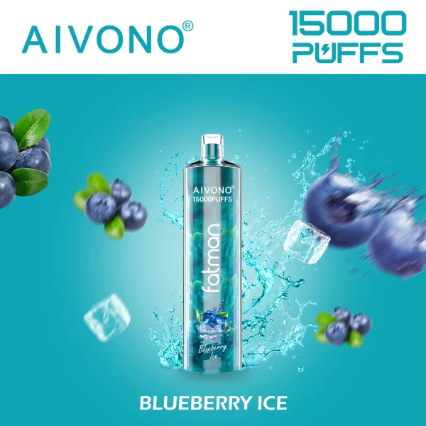 AIVONO 15000 Puffs Disposable Vape BLUEBERRY ICE