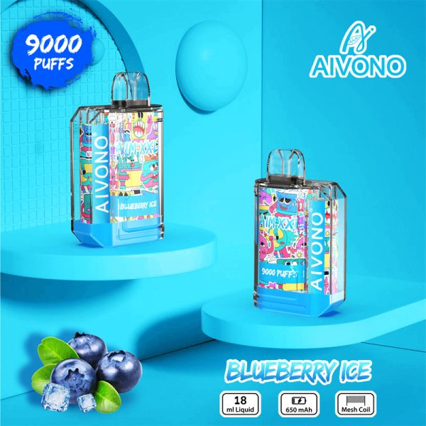 Aivono Aim XXL 9000 Puffs Disposable Vape BLVEBERRYICE