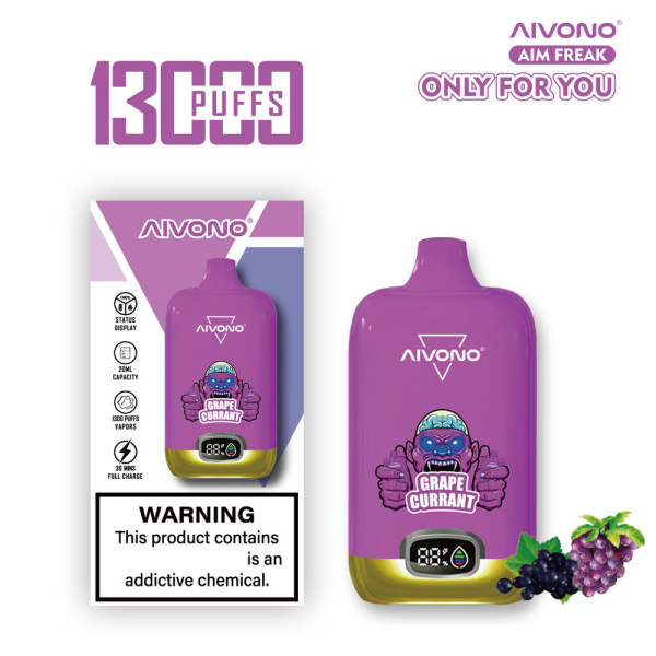 AIVONO Aim Freak 13000 Puffs Disposable Vape GEAPE CURRANT