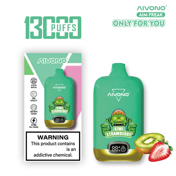 AIVONO Aim Freak 13000 Puffs Disposable Vape KIWI STRAWBERRY