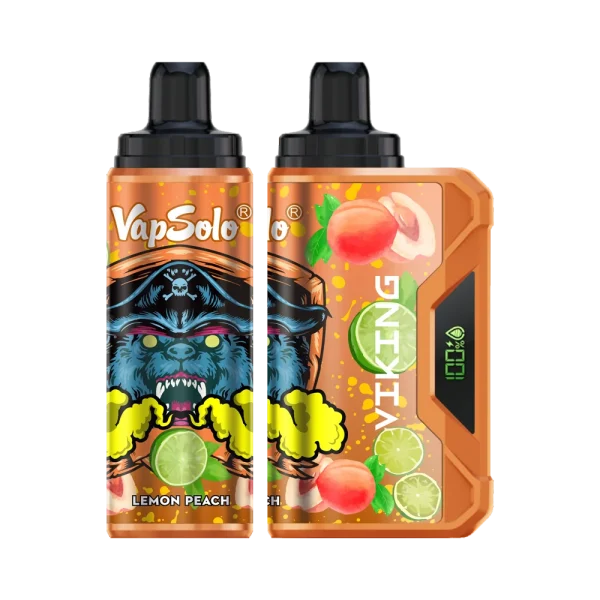 Vapsolo Viking 12000 puffs Disposable Vape LEMON PEACH