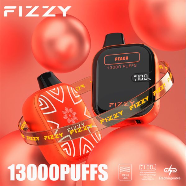 Fizzy Boom 13000 Puffs Disposable Vape PEACH