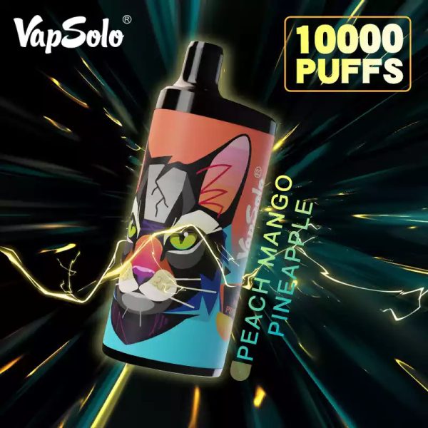 Vapsolo King 10000 Puffs Disposable Vape PEACH MANGO PINE APPLE