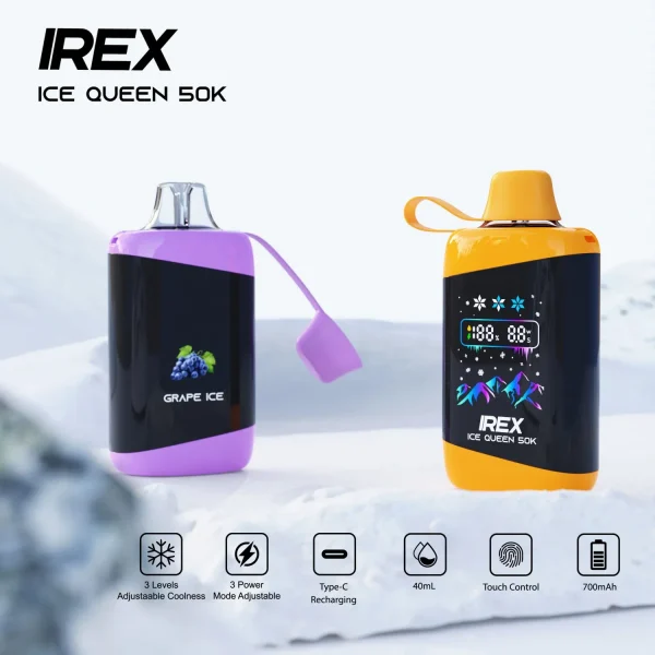 IREX Ice Queen 50000 Puffs Disposable Vape Product display