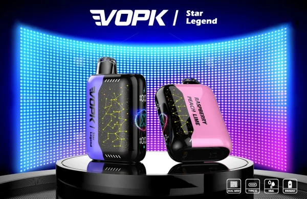 VOPK StarLenged 25000 PUFFS Disposable Vape Product display