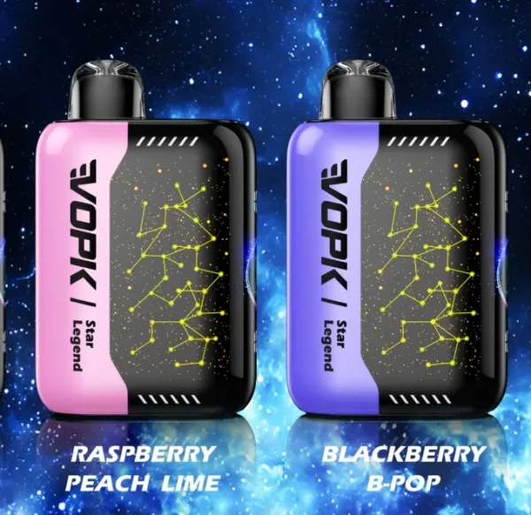 VOPK StarLenged 25000 PUFFS Disposable Vape RASPBERRY PEACH LIME