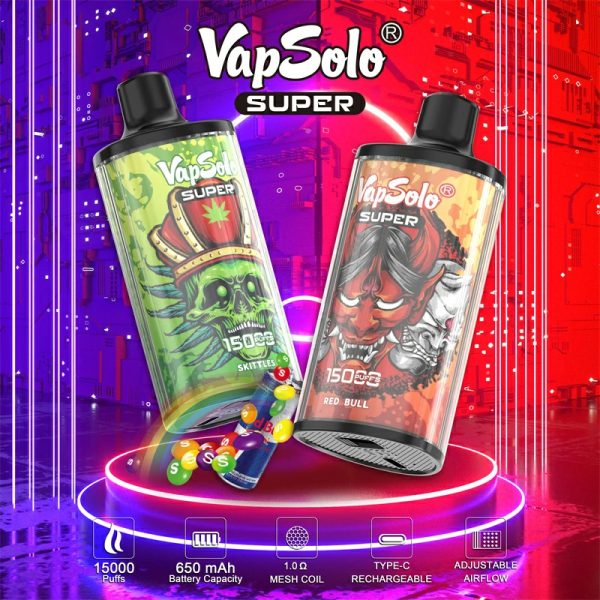Vapsolo Super 15000 Puffs Disposable Vape RED BULL
