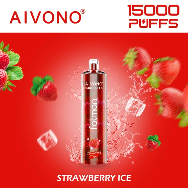 AIVONO 15000 Puffs Disposable Vape STRAWBERRY ICE