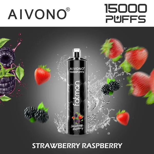 AIVONO 15000 Puffs Disposable Vape STRAWBERRYRASPBERRY