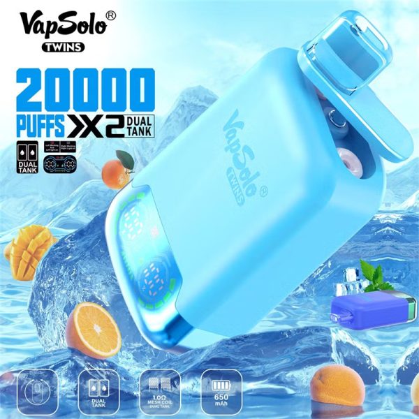 VapSolo Twins 20000 boccate a doppio gusto Vape usa e getta