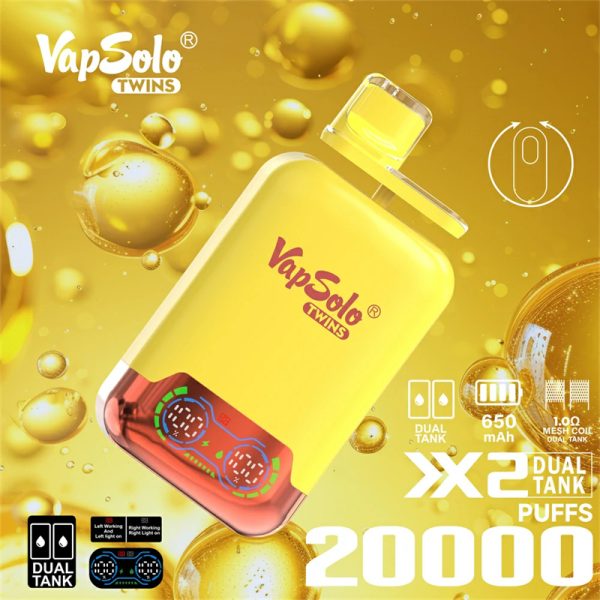 VapSolo Twins 20000 boccate a doppio gusto Vape usa e getta