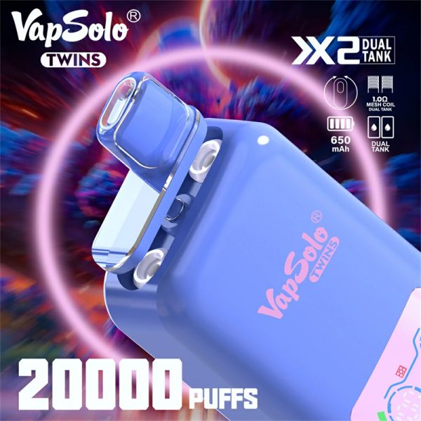 VapSolo Twins 20000 boccate a doppio gusto Vape usa e getta