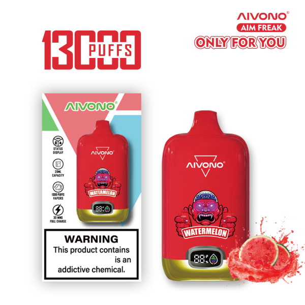 AIVONO Aim Freak 13000 Puffs Disposable Vape WATERMELON