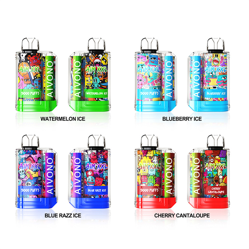 Aivono Aim XXL 9000 Puffs Disposable Vape taste presentation1