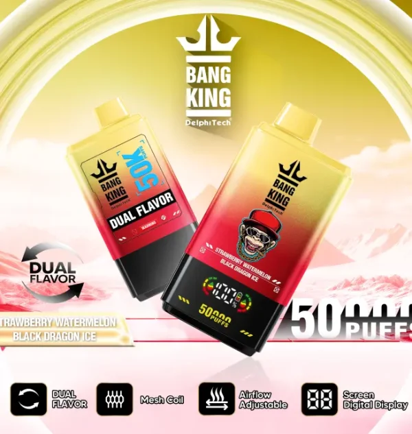Bang Vape Bang King 50K Puffs Dual Flavors Disposable Vape