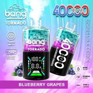 Bang Tornado 40000 Puffs Disposable VapeBLUEBERRYGRAPES