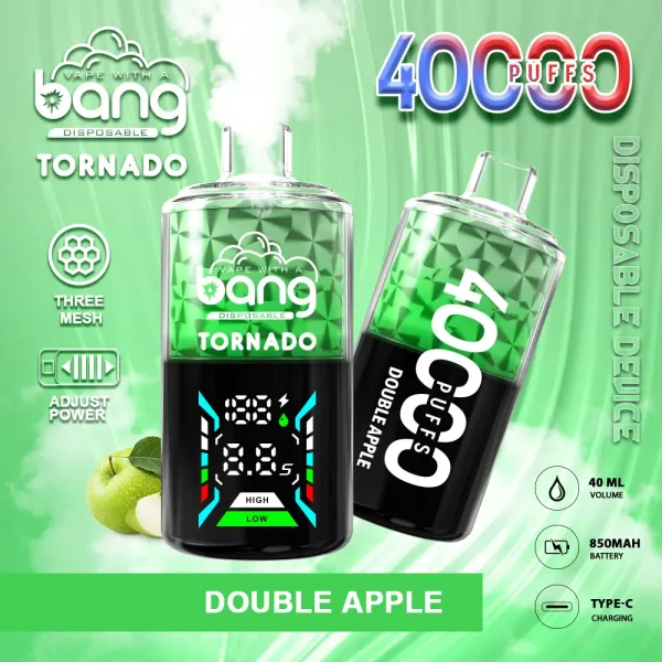 Bang Tornado 40000 Puffs Disposable Vape DOUBLEAPPLE