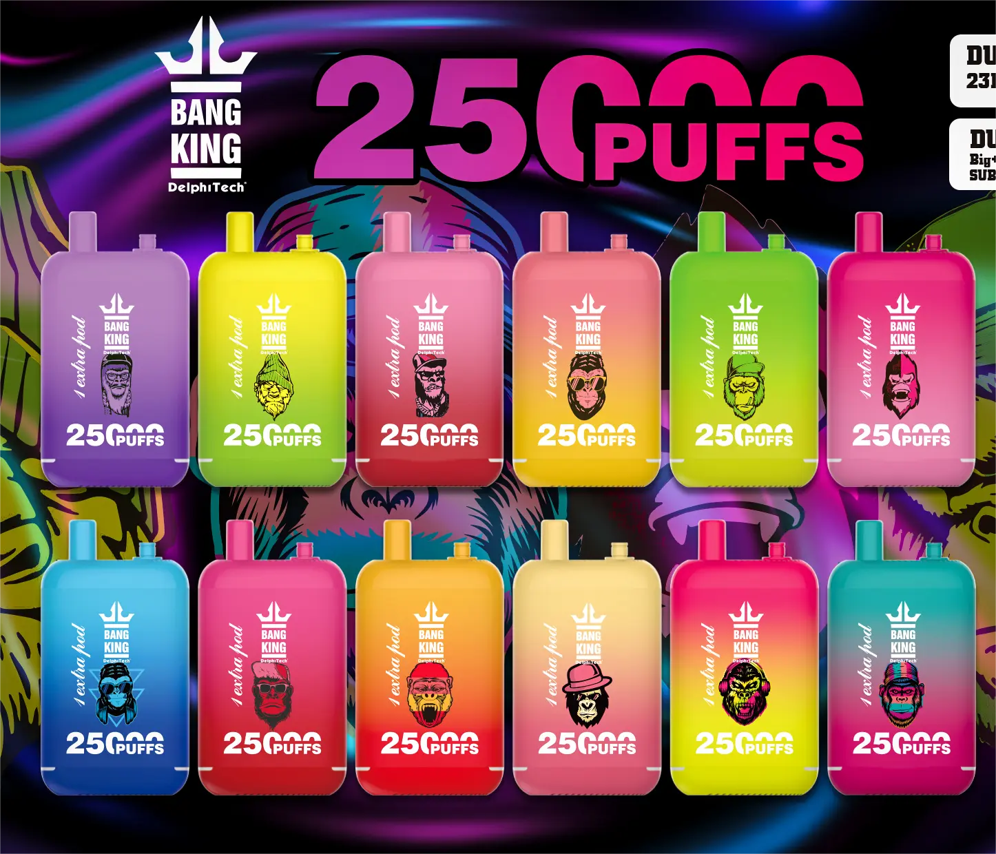 Bang King 25000 Puffs Disposable Vape Products