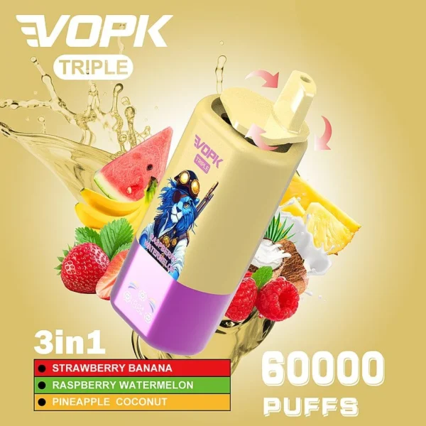 VOPK-TRIPE 60000PUFFS Disposable Vape