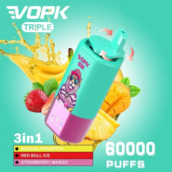 VOPK-TRIPE 60000PUFFS Disposable Vape