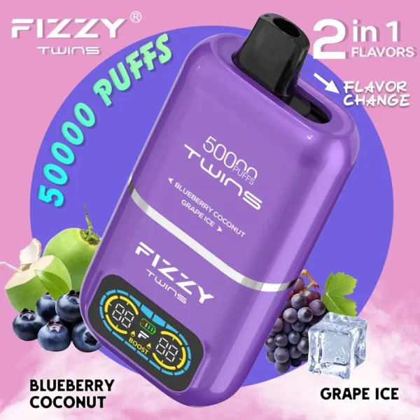 Fizzy 50000 PUFF (2 in 1) Disposable Vape