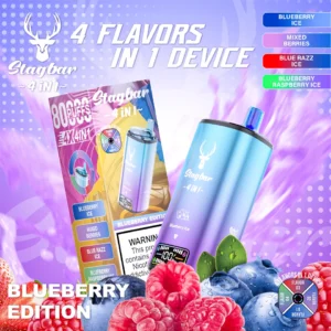 Stag Bar 80000 Puffs 4in 1 Disposable Vape BLUEBERRYEDITION