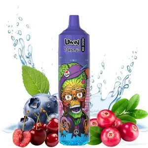 UWIN TORNADO 35K MUSIC DISPOSABLE VAPE Blueberry Cherry Cranberry