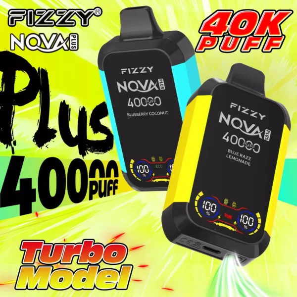 Fizzy Nova Plus 40000 Puffs Disposable Vape Product Display