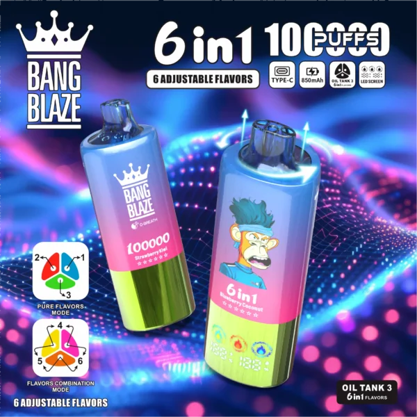 Bang Blaze 100K Puffs 6-in-1 Vape