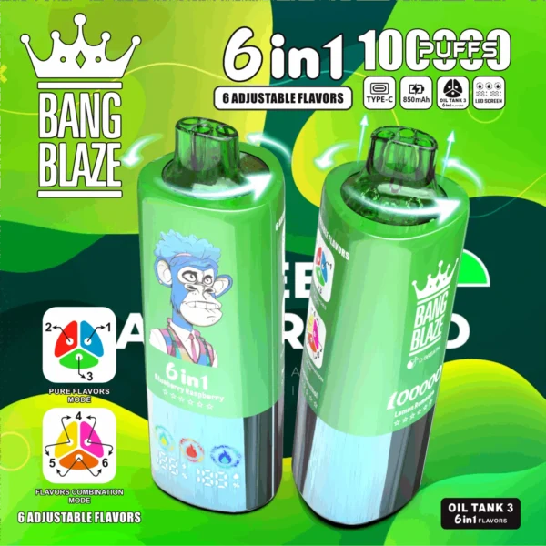 Bang Blaze 100K Puffs 6-in-1 Vape