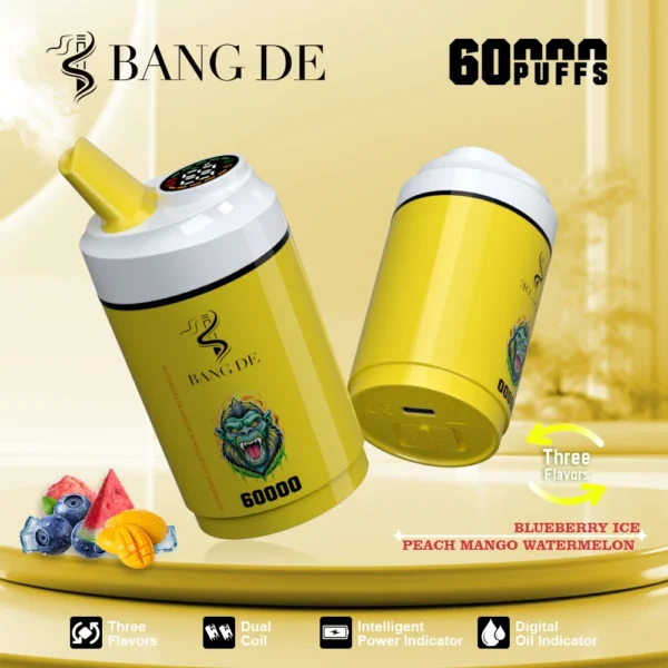 Bang De 60K 3-in-1 Disposable Vape