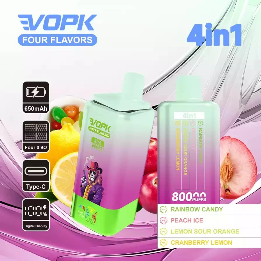 VOPK 80K Puffs 4-in-1 Disposable Vape