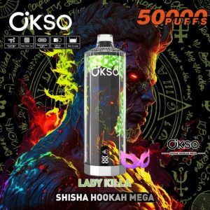 OKSO Shisha 50K Puffs Hookah Mega Disposable Vape Lady Killa