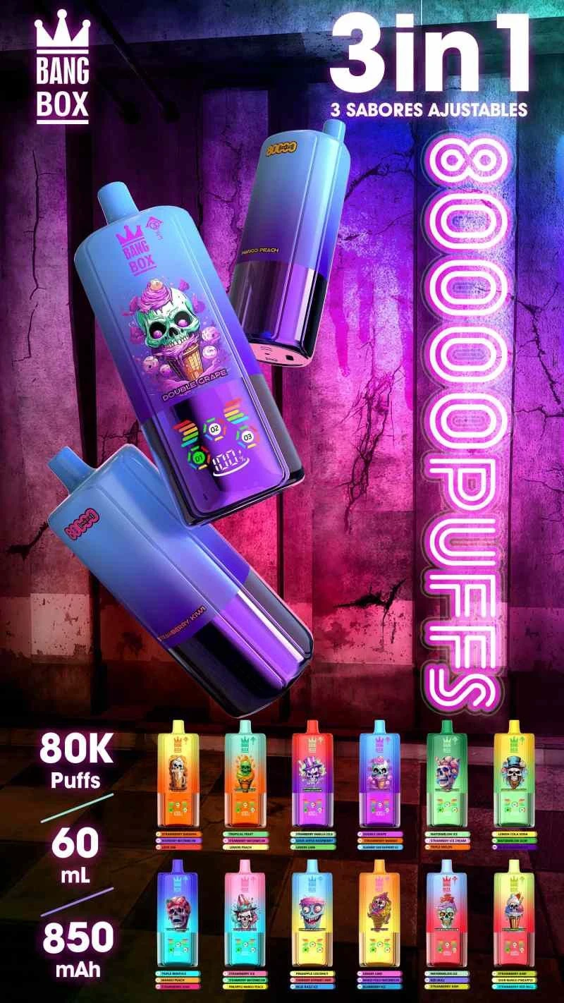 BANG BOX 80000 Puffs Product flavor display1